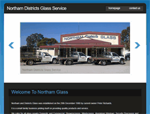 Tablet Screenshot of northamglass.com.au
